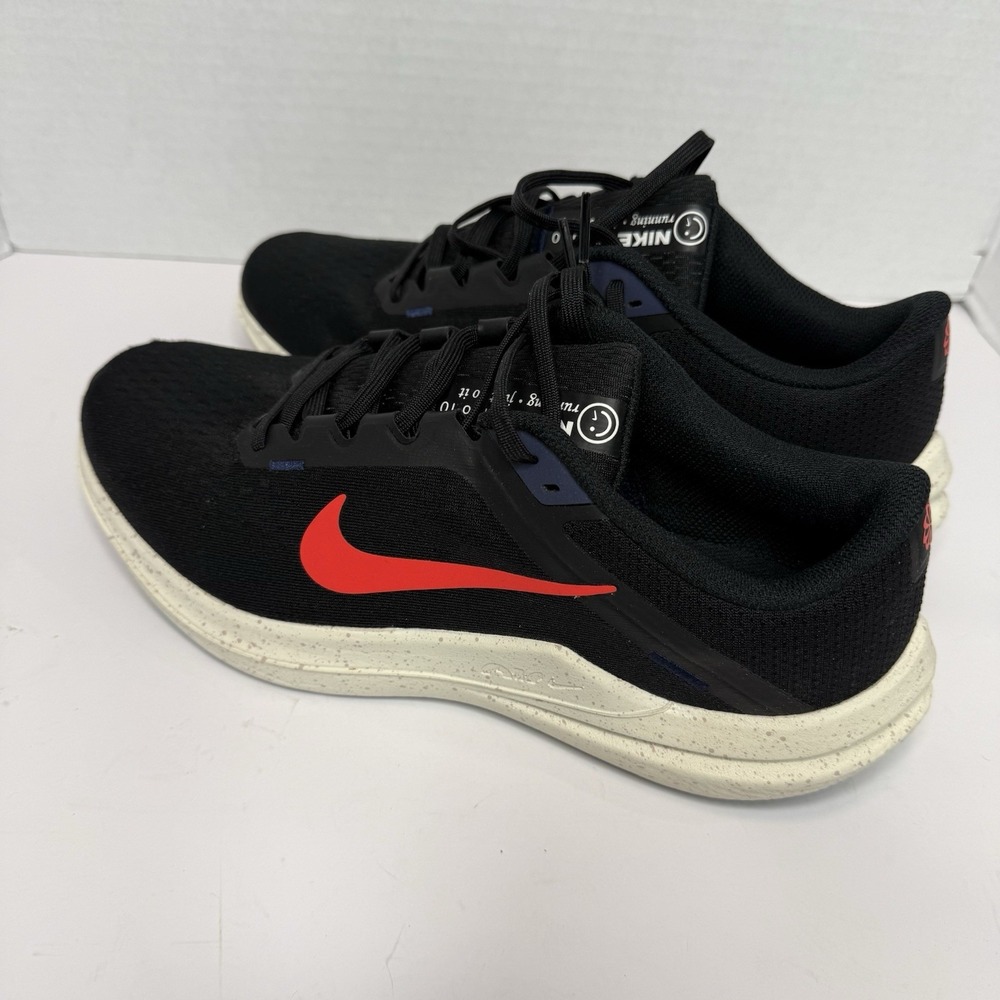Nike Air Winflo 10 Black Bright Crimson Mens Running Shoes DV4022-002 Size 9
